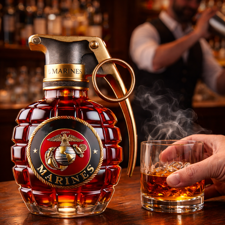 Craig | Butelka Whisky z Wzorem Granatu