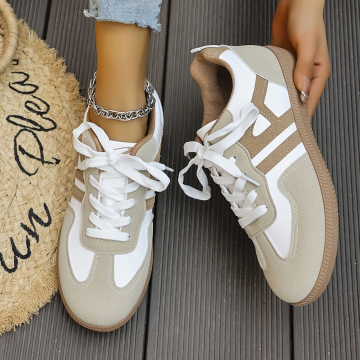 Kryształ | Wspierające Sneakersy z Szerokim Noskiem