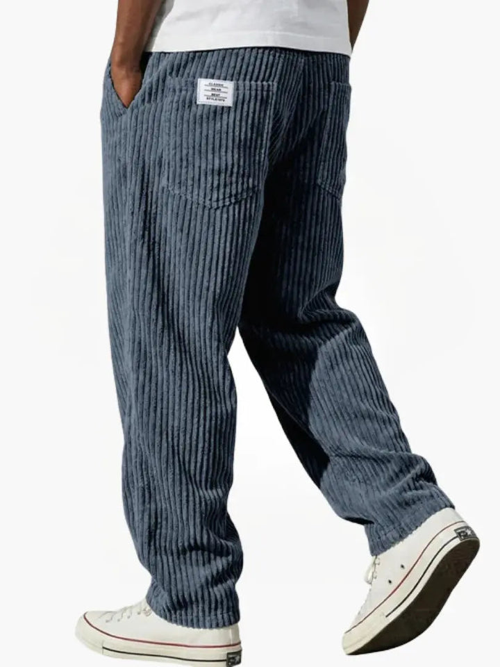 Gary | Spodnie w stylu vintage z kordurowej tkaniny