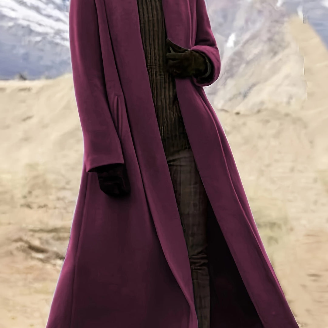 Cordelia | Elegancki Długi Płaszcz