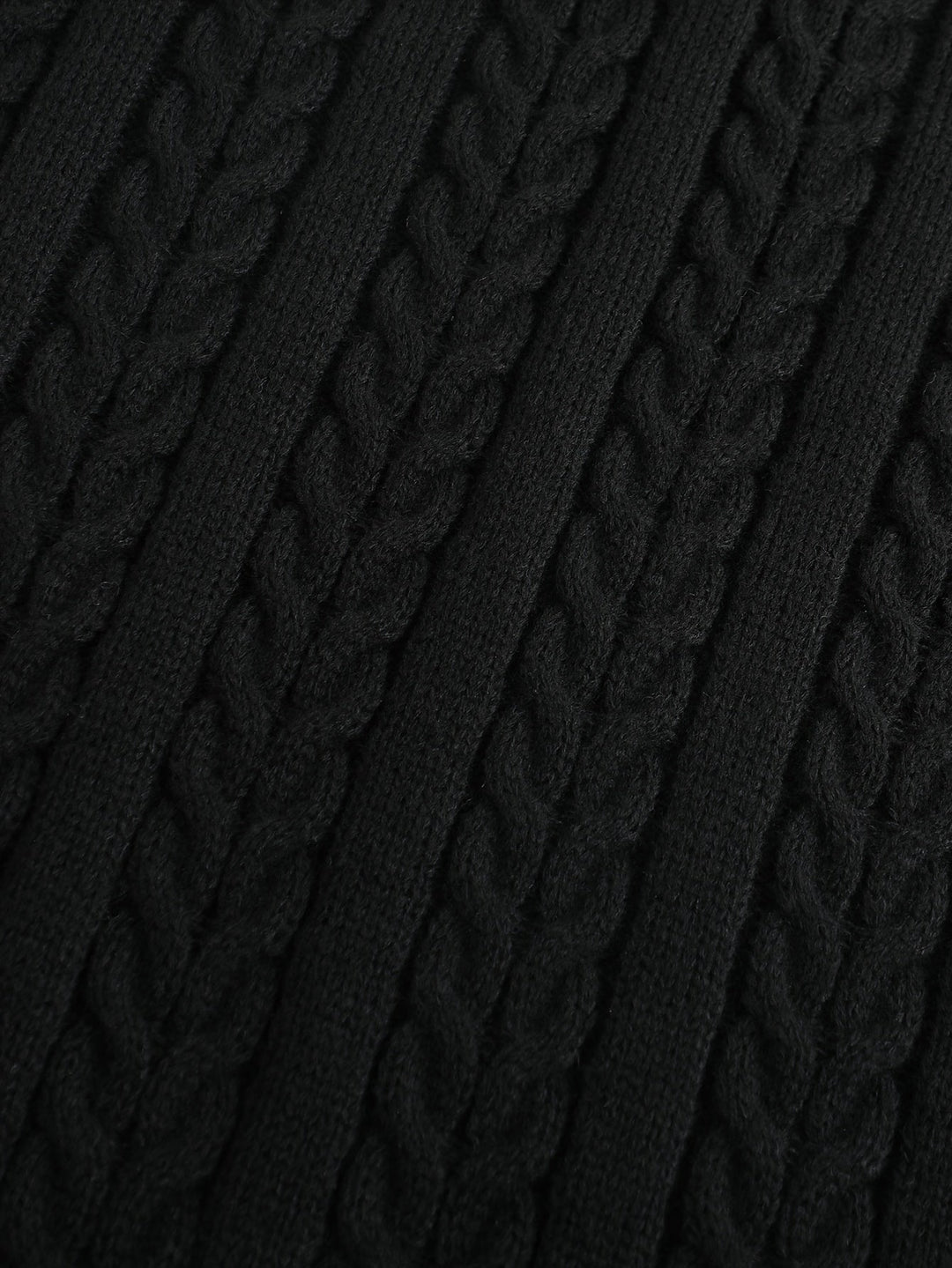 Gideon | Kamizelka Sweter V-Neck z Warkoczem
