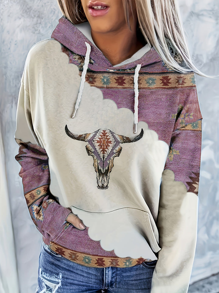 Tamsin | Bluza z kapturem w stylu zachodnim