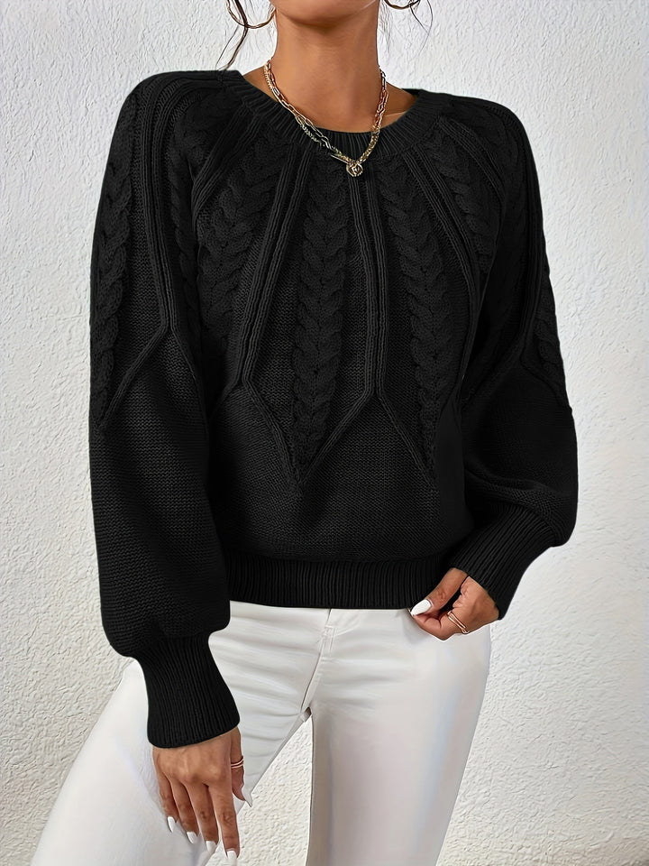 Eleanor | Luźny sweter w sploty