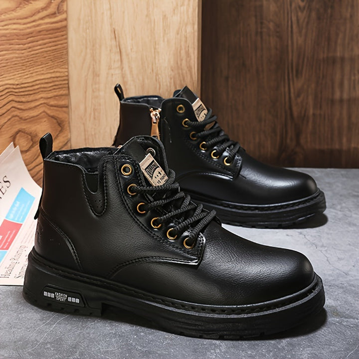 Duncan | Wytrzymałe wysokie buty sznurowane