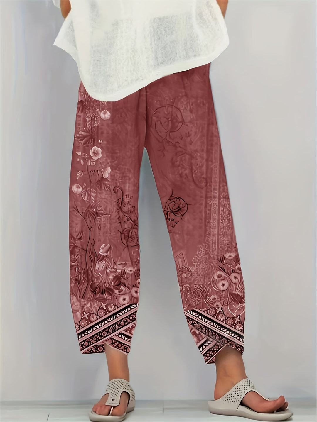 Meredith | Botaniczne Spodnie 7/8