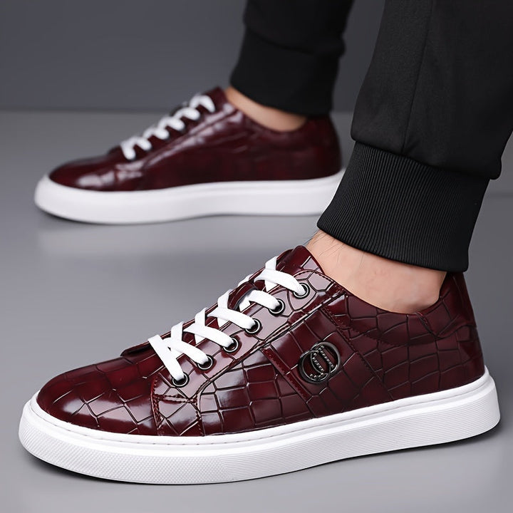 Bruno | Eleganckie Sneakersy z Teksturą