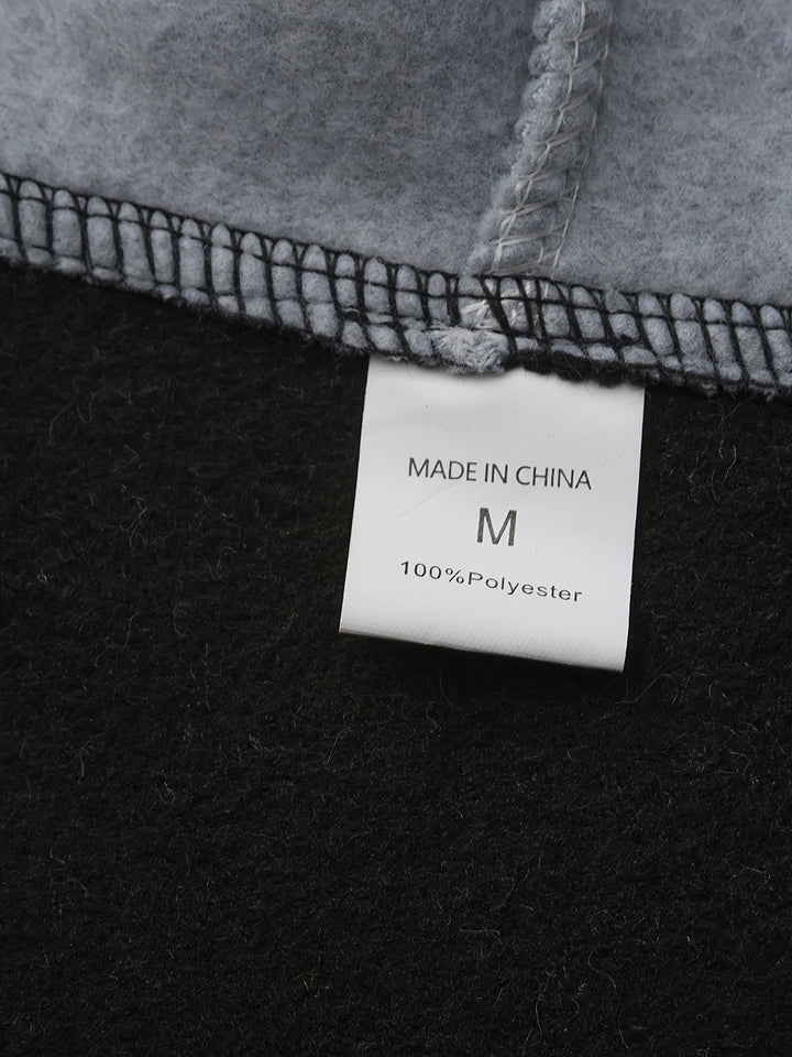 Cedric | Kolorowy Blok Zip-Up Hoodie