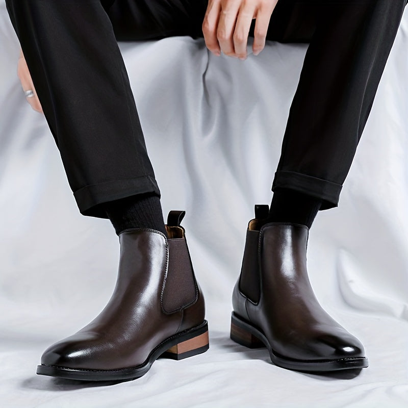 Ashford | Wyrafinowane Botki Chelsea z Wąskim Noskiem