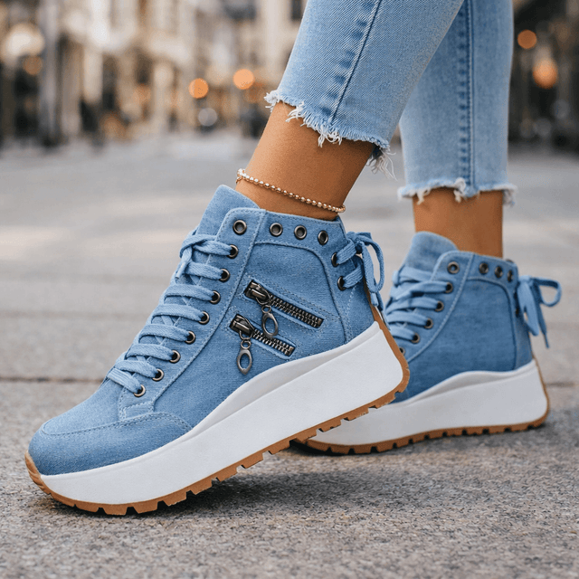 Saylor | Premium Wysokie Buty Sznurowane