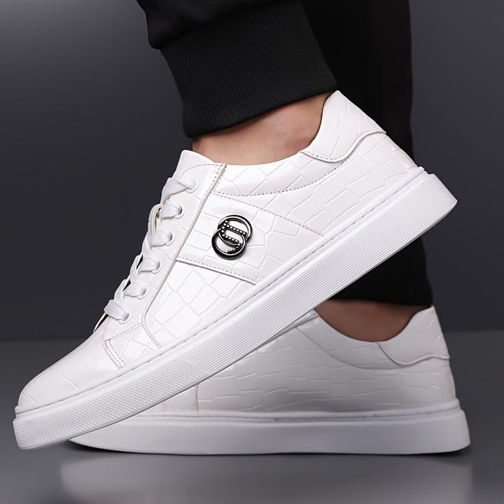 Bruno | Eleganckie Sneakersy z Teksturą