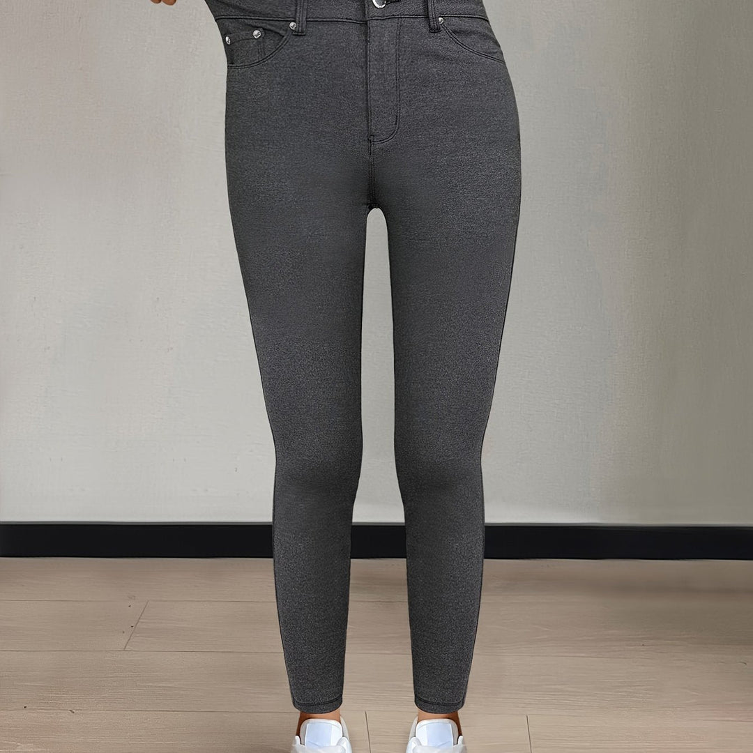 Sylvie | Jeansy Skinny z Wysokim Stanem