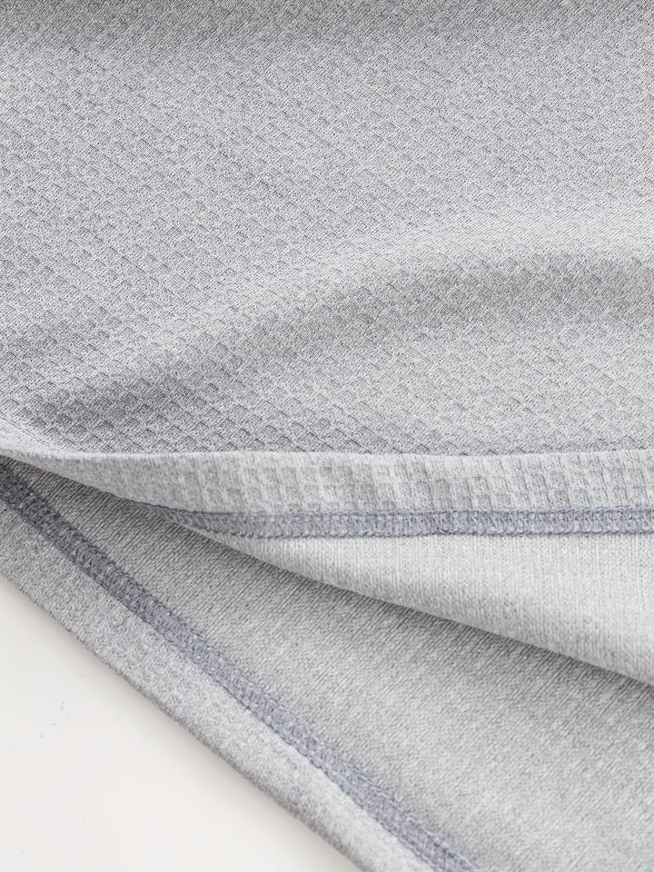 Curtis | Teksturowany Henley z Długim Rękawem