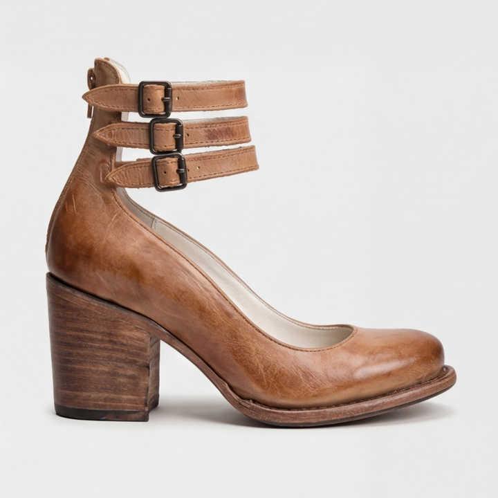 Lato | Eleganckie Retro Szpilki na Kostkę