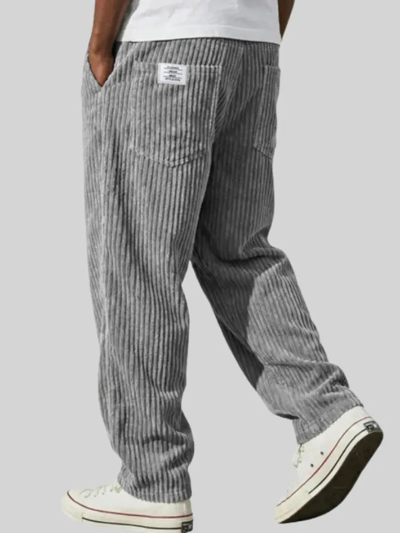 Gary | Spodnie w stylu vintage z kordurowej tkaniny