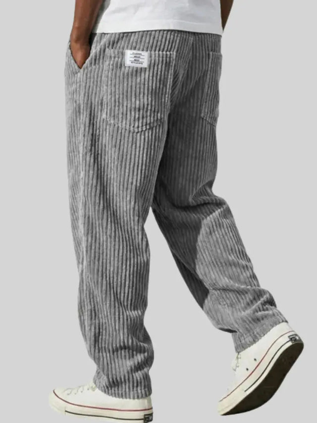 Gary | Spodnie w stylu vintage z kordurowej tkaniny