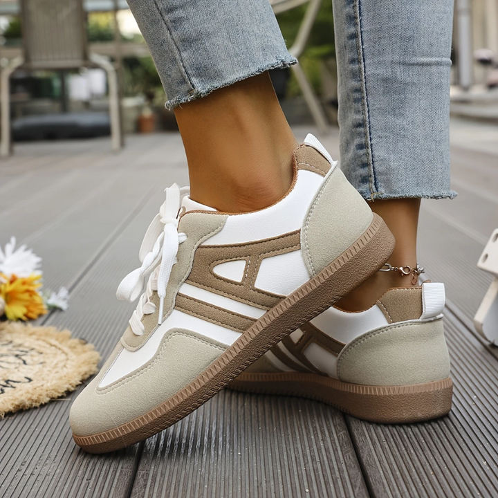 Kryształ | Wspierające Sneakersy z Szerokim Noskiem