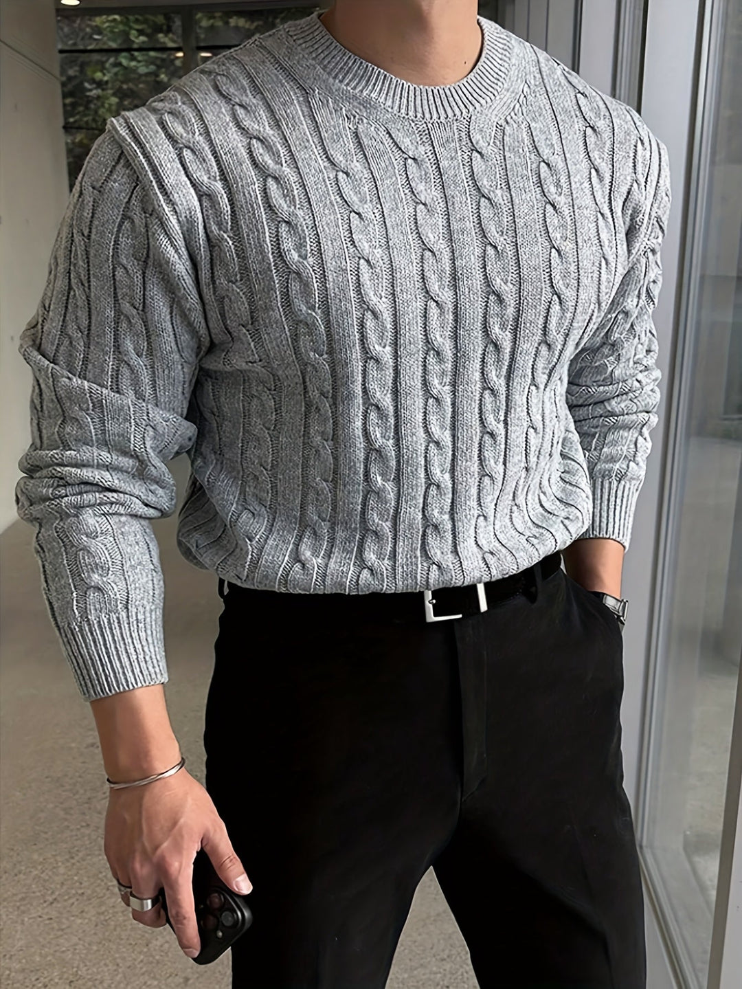 Preston | Sweter z Twisted Cable