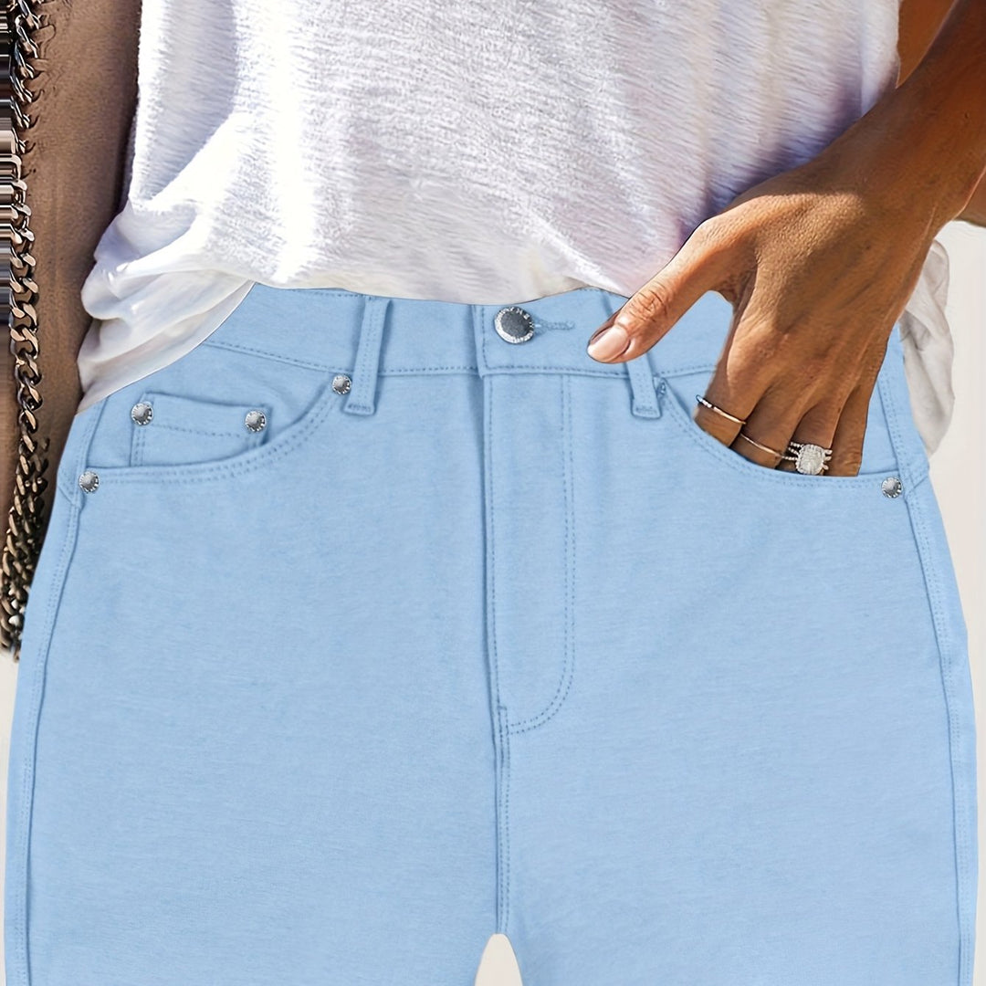 Joan | Jeansy Skinny z Wysokim Stanem