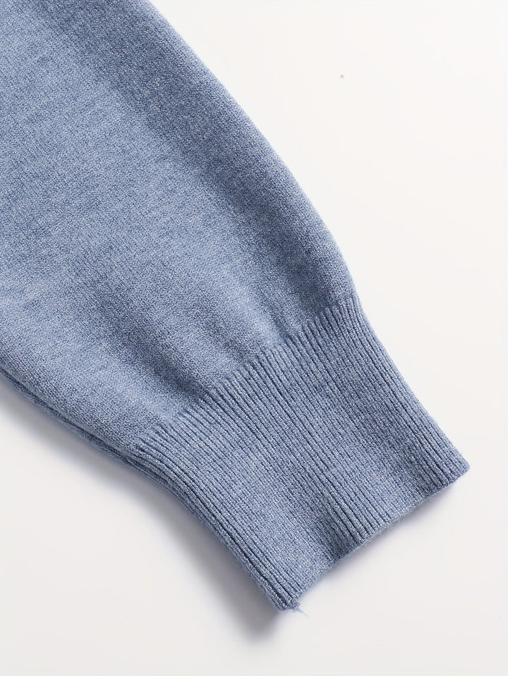 Everett | Elegancki Sweter z Wysokim Kołnierzem