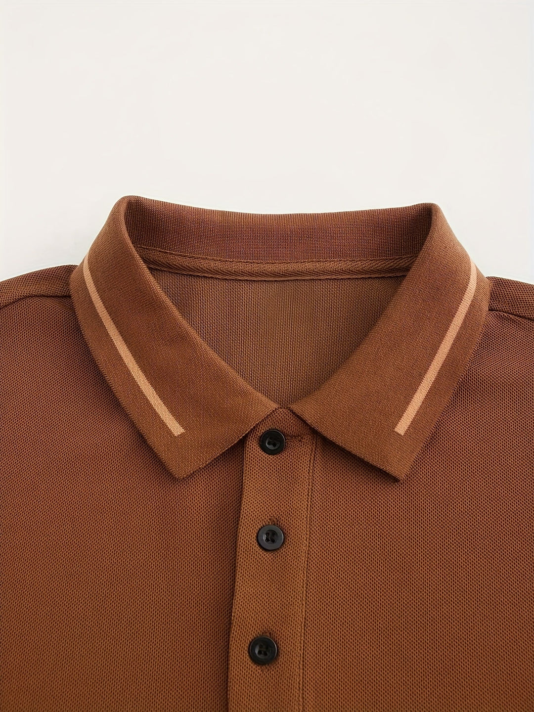 Dalton | Elegancka Koszula Polo z Długim Rękawem