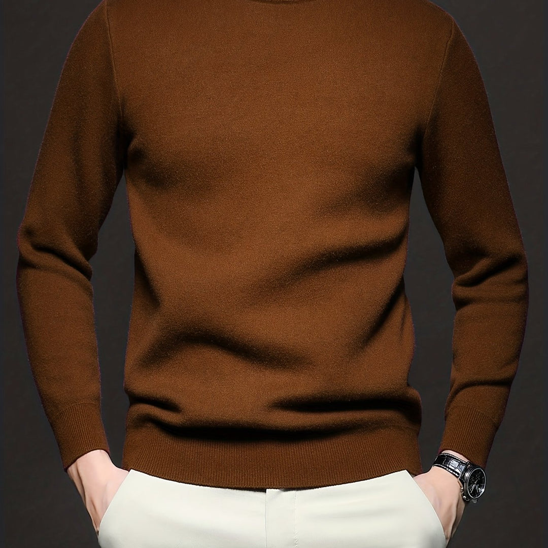 Russell | Elegancki Sweter z Wyższym Kołnierzem