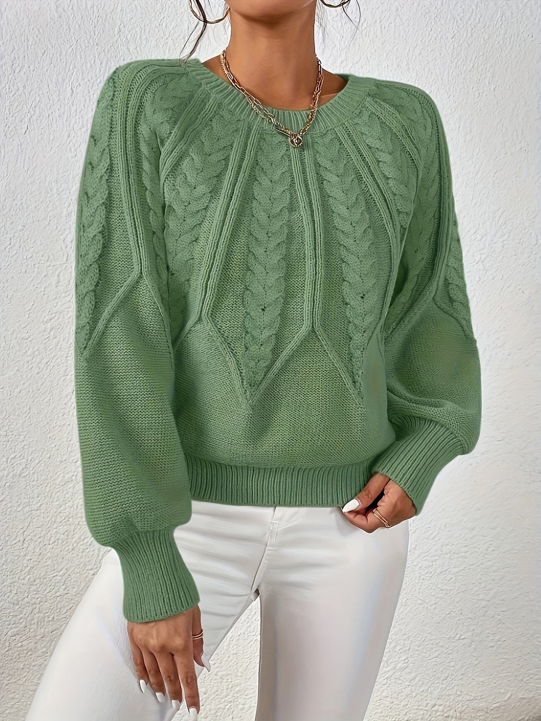 Eleanor | Luźny sweter w sploty