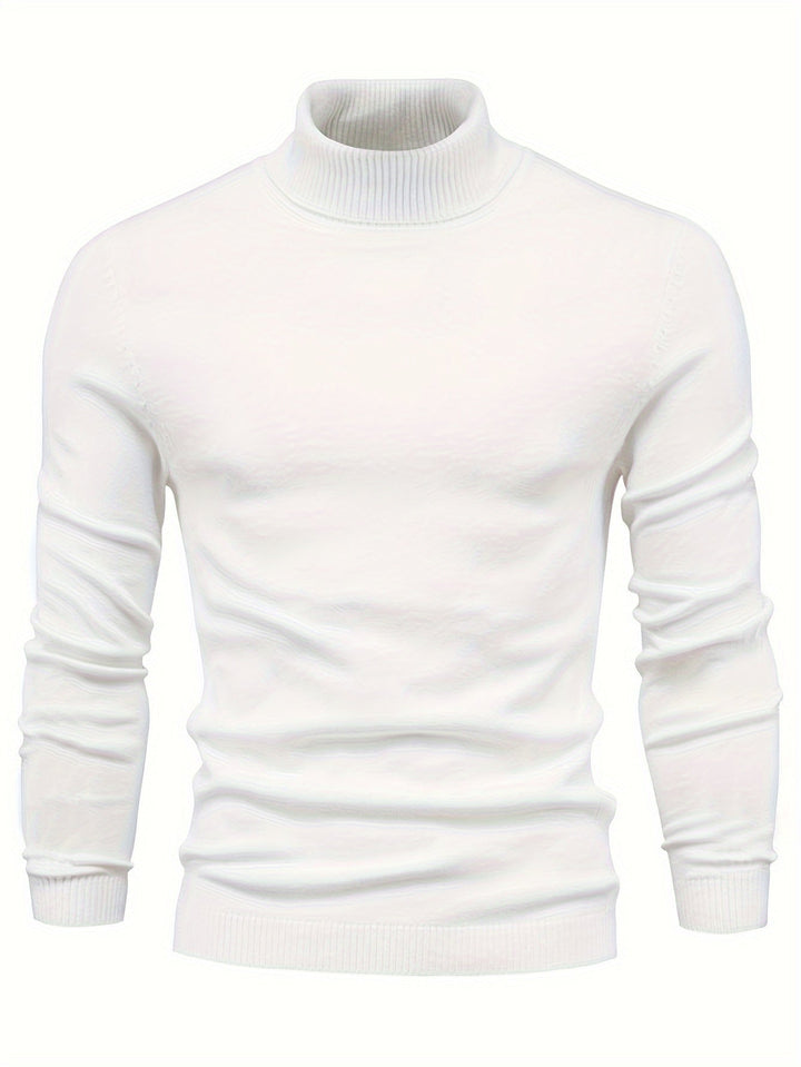 Malcolm | Klasyczny Sweter z Mock-Neck