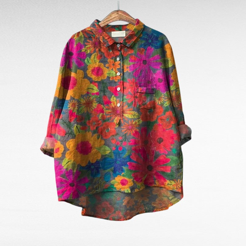 Erika | Casual Vintage Collar Blouse