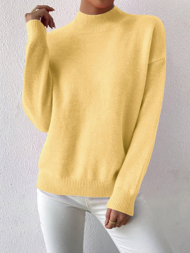 Lorelei | Elegancki Sweter z Mock Neck