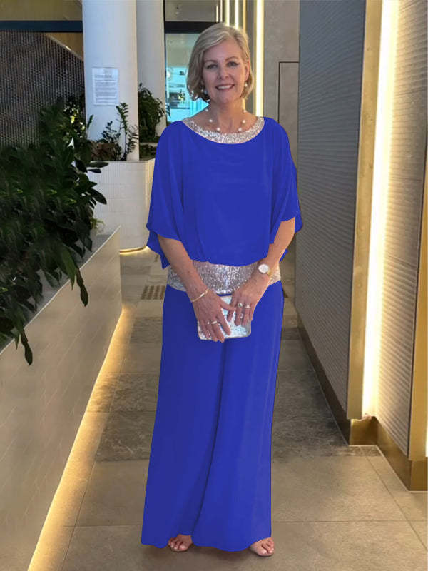 Quinn | Klasyczny Elegancki Zestaw z Szerokimi Rękawami