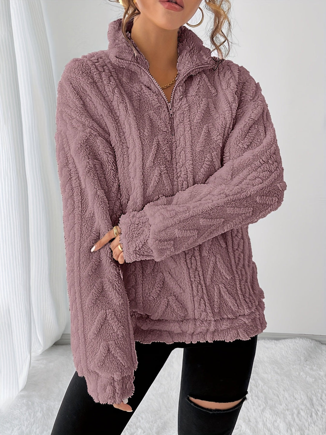 Kristen | Przytulny Teksturowany Sweter