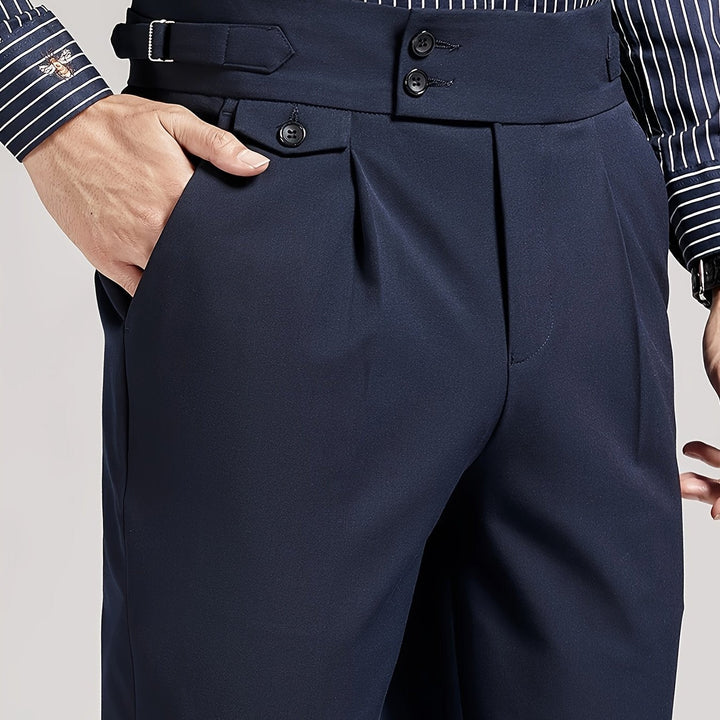 Hugo | Spodnie z pojedynczym zakładką na miarę