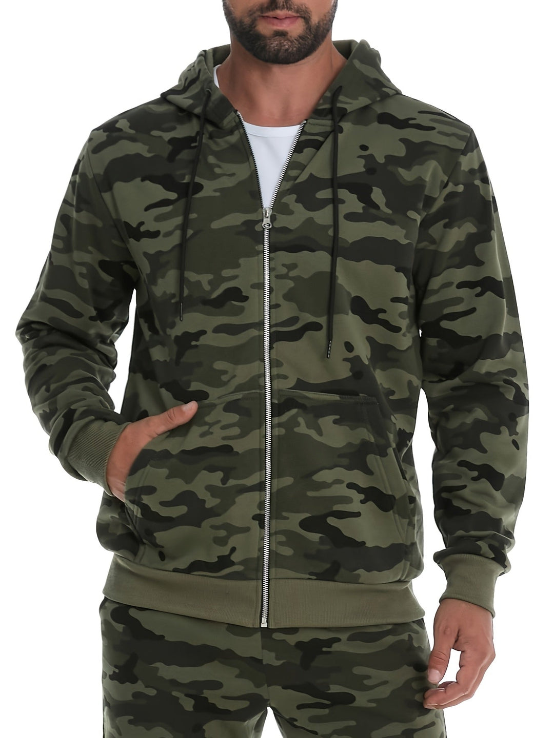 Gavin | Bluza z kapturem na zamek błyskawiczny