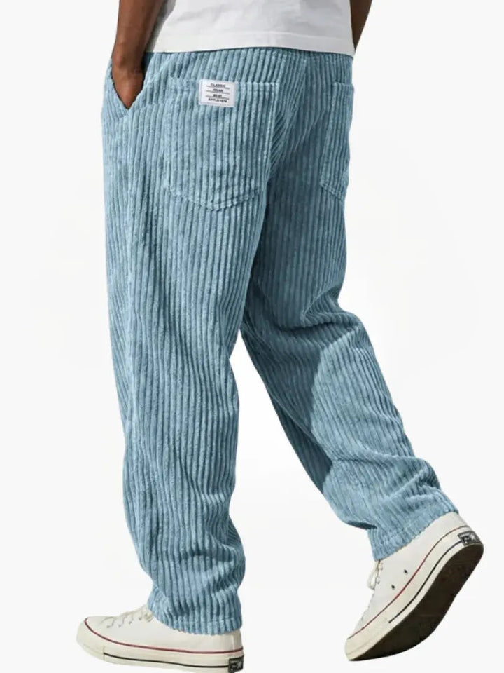Gary | Spodnie w stylu vintage z kordurowej tkaniny