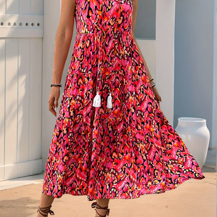 Delia | Swobodna Boho Maxi Sukienka
