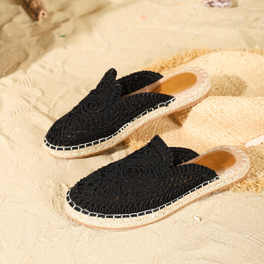 Bonnie | Plecione Klapki Slip-On