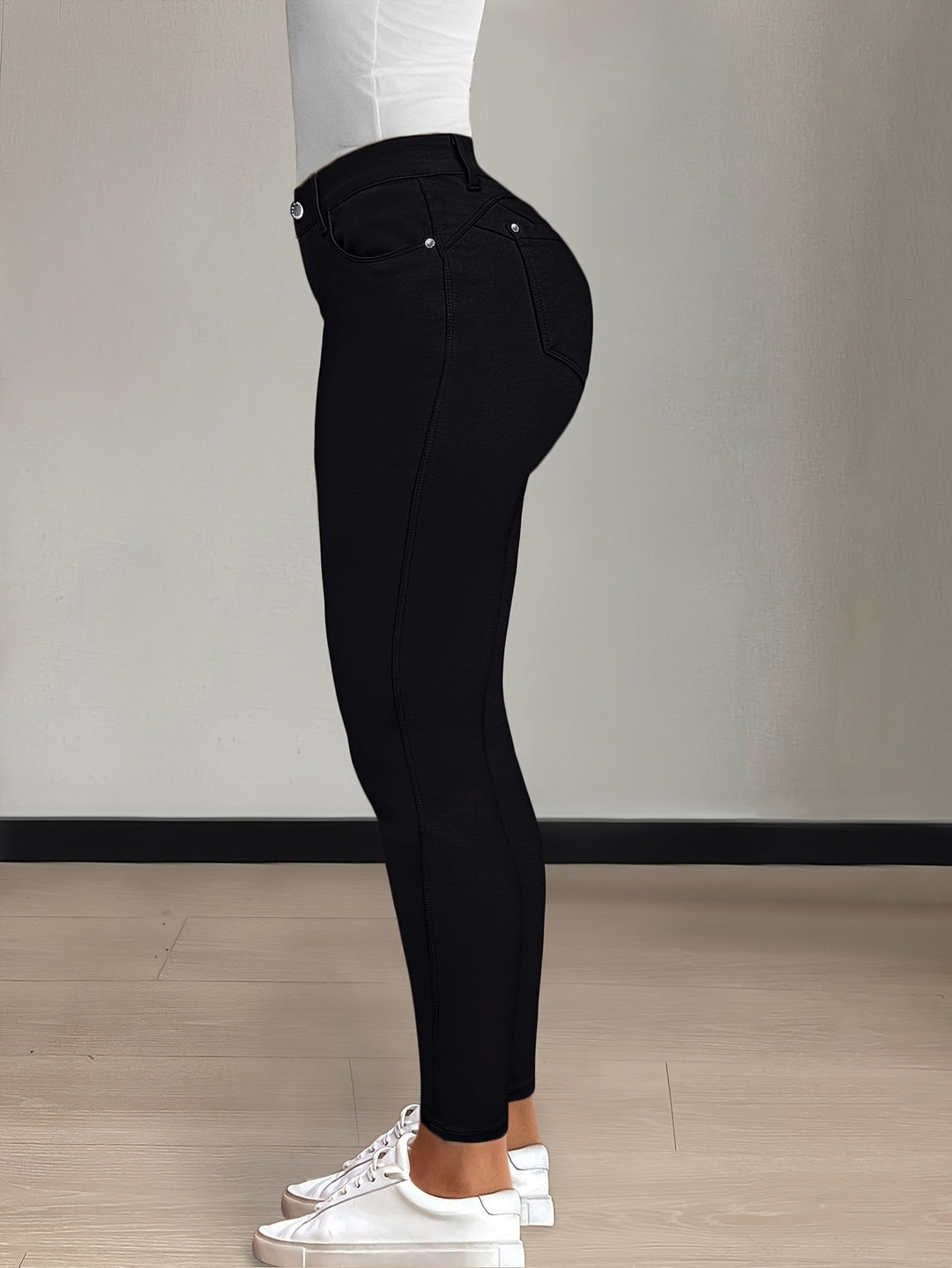 Sylvie | Jeansy Skinny z Wysokim Stanem