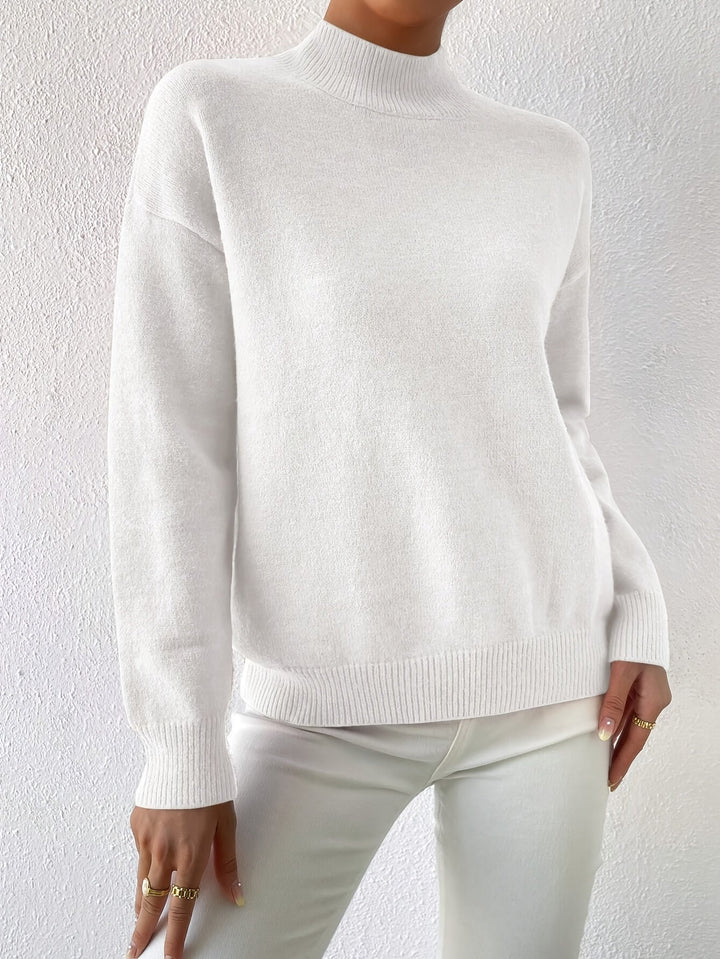 Lorelei | Elegancki Sweter z Mock Neck