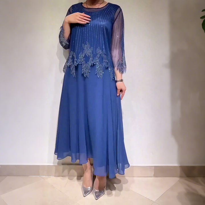 Ava | Stylowa Casual Midi Sukienka