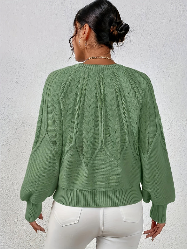 Eleanor | Luźny sweter w sploty