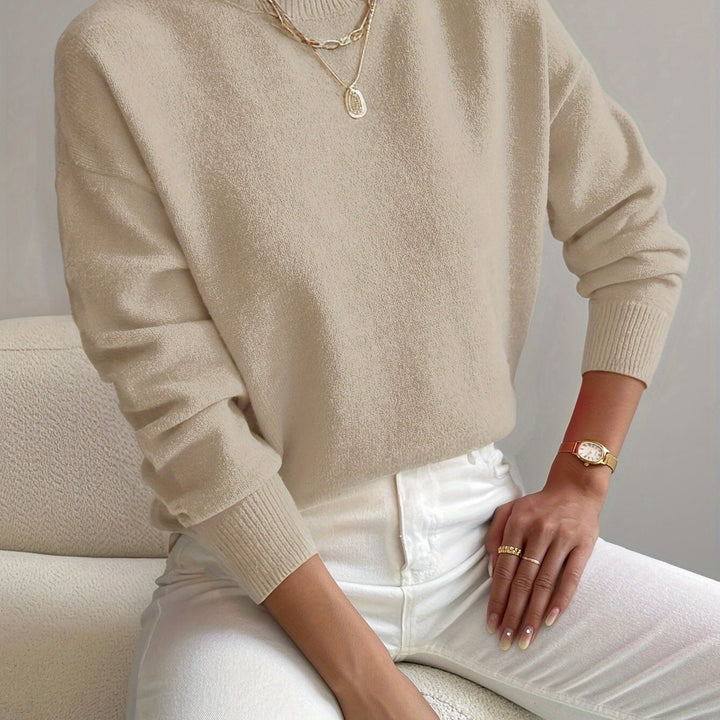 Lorelei | Elegancki Sweter z Mock Neck