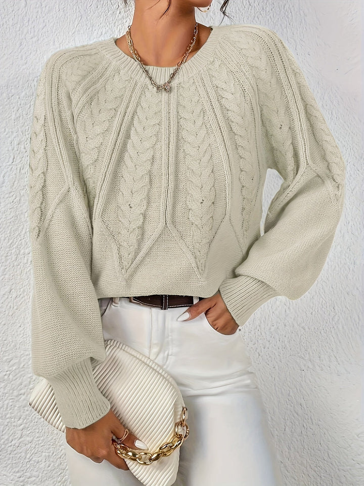 Eleanor | Luźny sweter w sploty