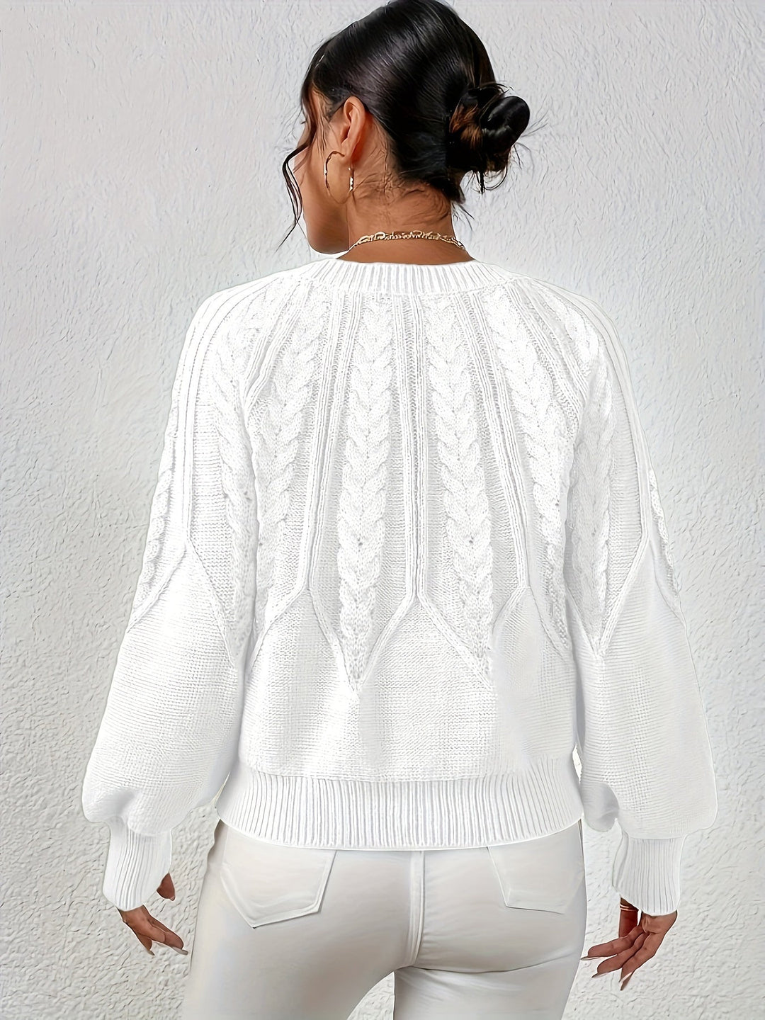 Eleanor | Luźny sweter w sploty