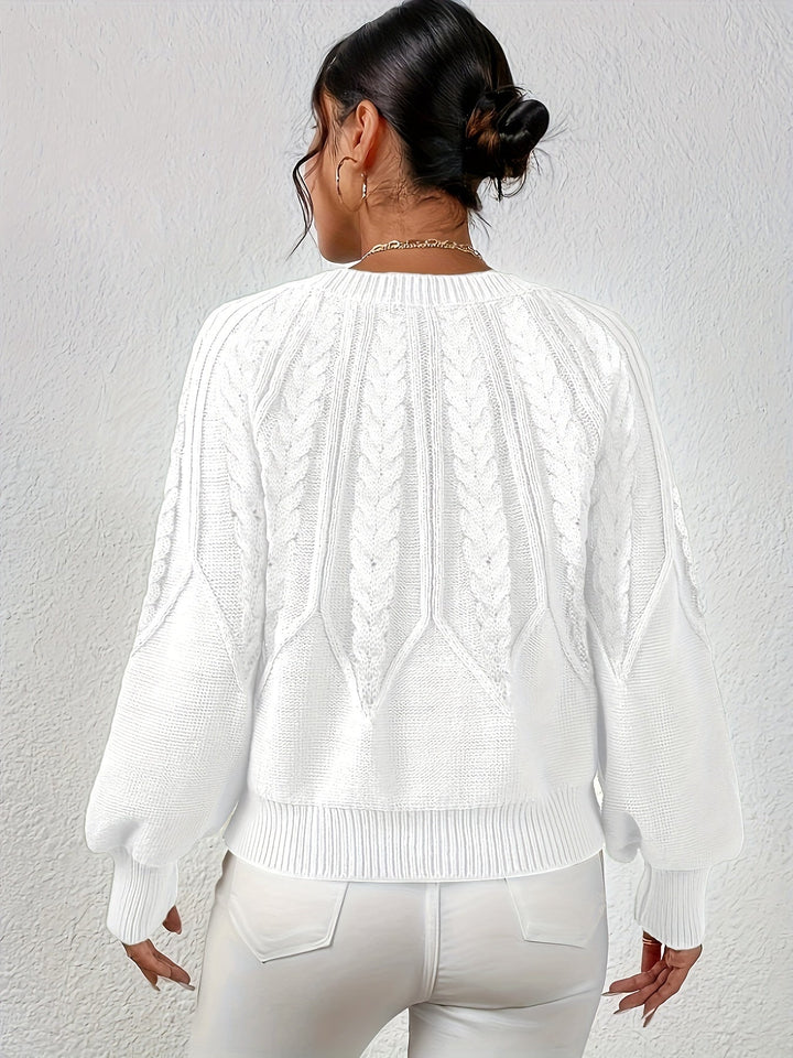 Eleanor | Luźny sweter w sploty