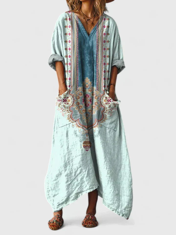 Aurora | Elegancka Sukienka Oversize z Kieszeniami