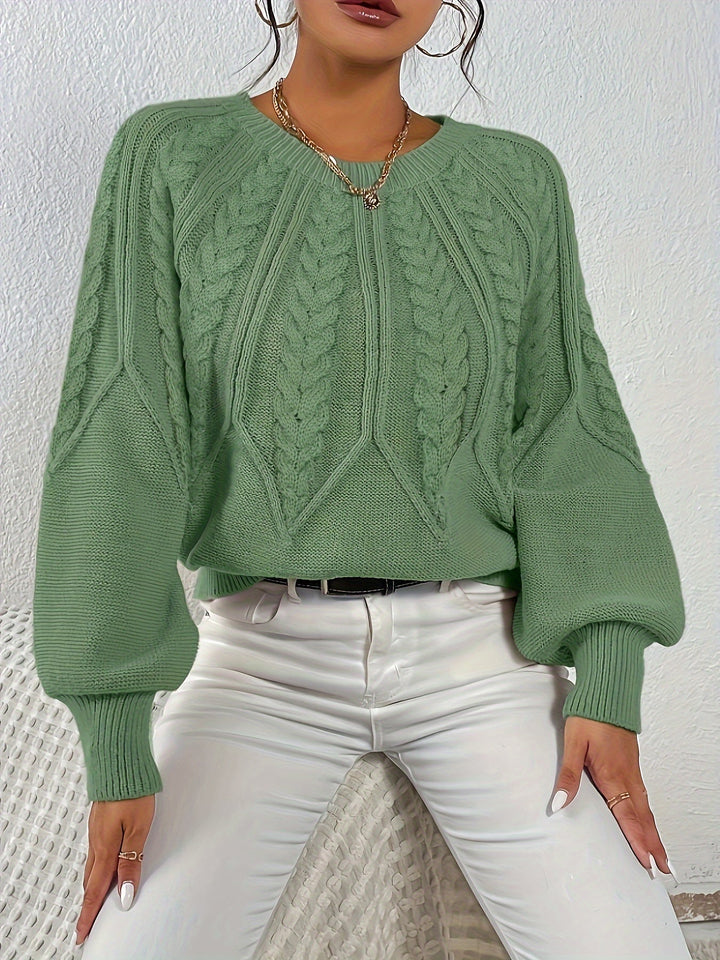 Eleanor | Luźny sweter w sploty