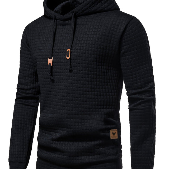 Harrison | Teksturowana bluza z kapturem