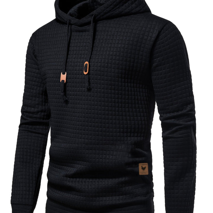 Harrison | Teksturowana bluza z kapturem