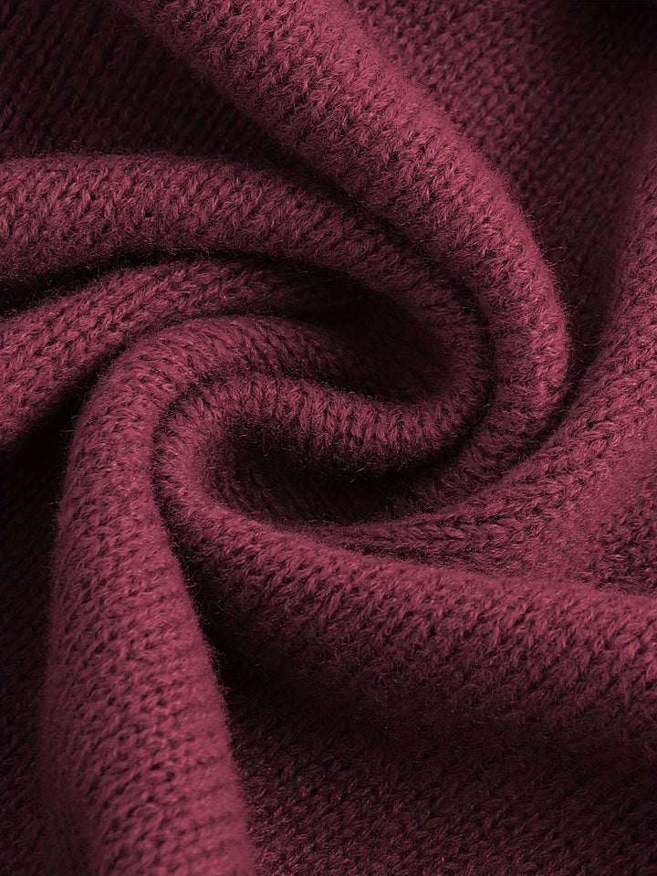 Gideon | Kamizelka Sweter V-Neck z Warkoczem