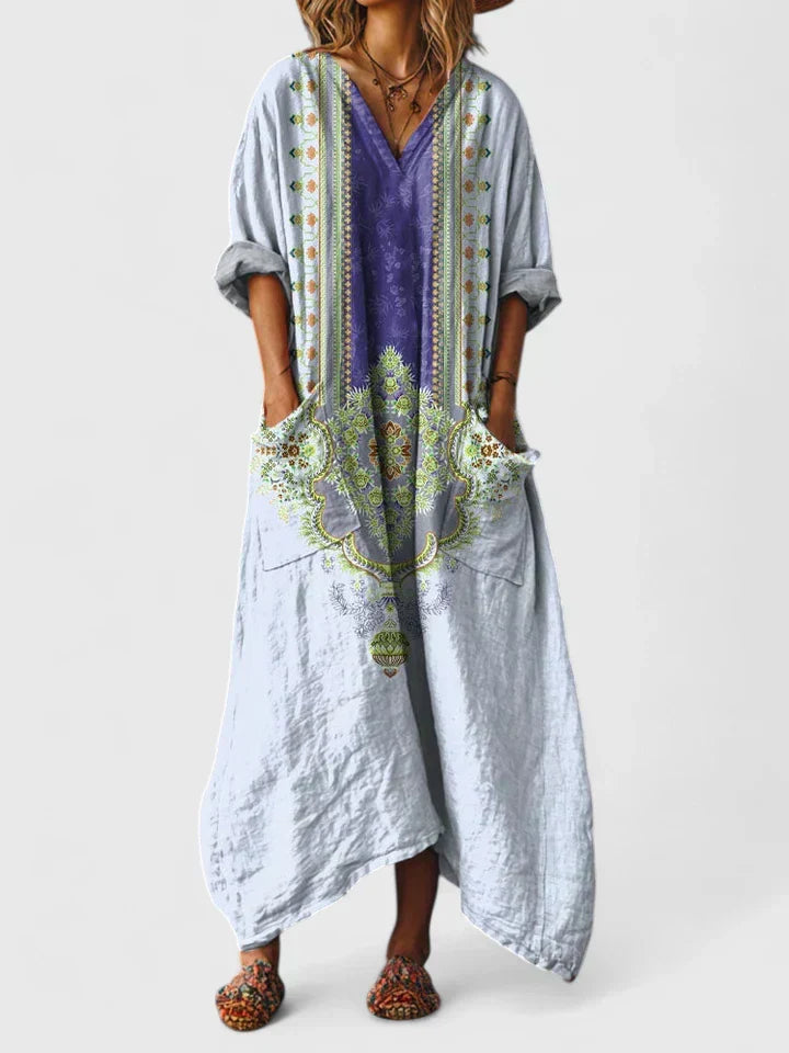 Aurora | Elegancka Sukienka Oversize z Kieszeniami
